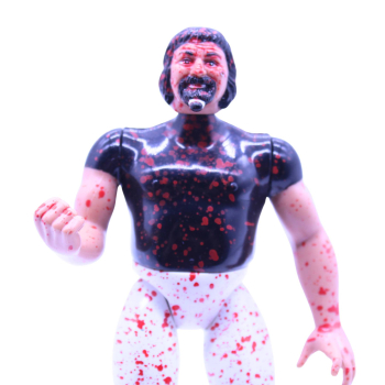 Captain Lou Albano Actionfigur 1998 | Bloody Version | Wrestling Legende